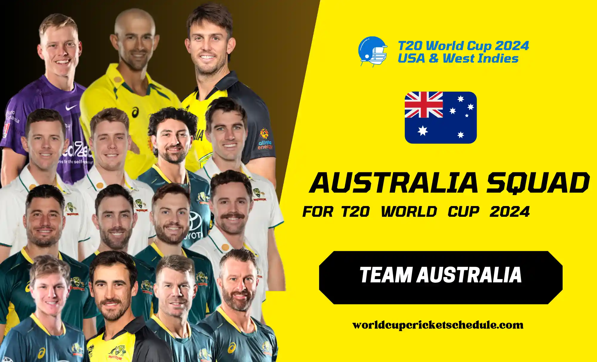 Australia T20 World Cup Squad 2024 Top 15 Players Names